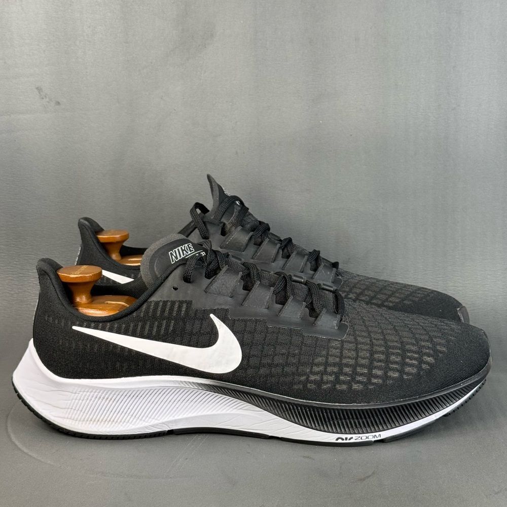 Nike Air Zoom Pegasus 37 TB 'Black White' athletic sneaker shoes men size 14